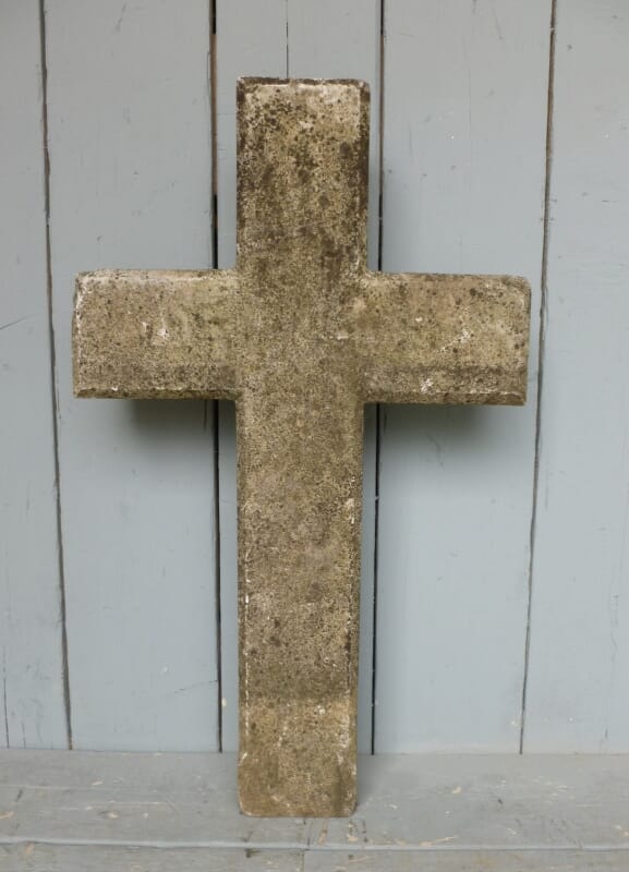 Original Victorian Antique Marble Cross - 6254