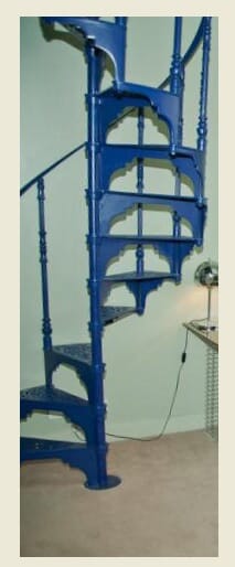 Cast Metal Spiral Staircase & Balcony Railings - 5950