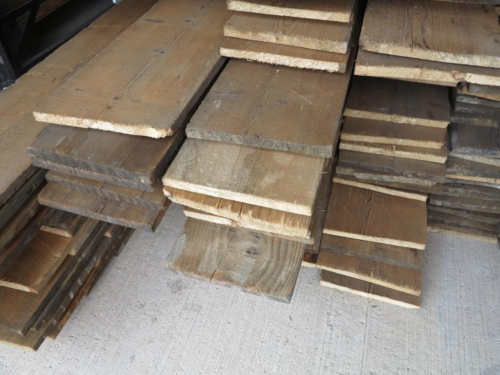 Antique Re Sawn Reclaimed Pine Wide Floorboards - 6960/6983