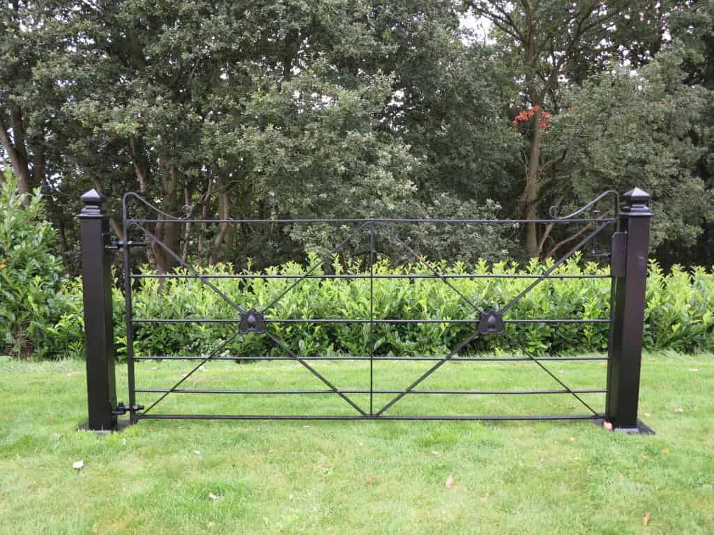 Primary Image - Wrought Iron Estate Gate and Pair of Posts