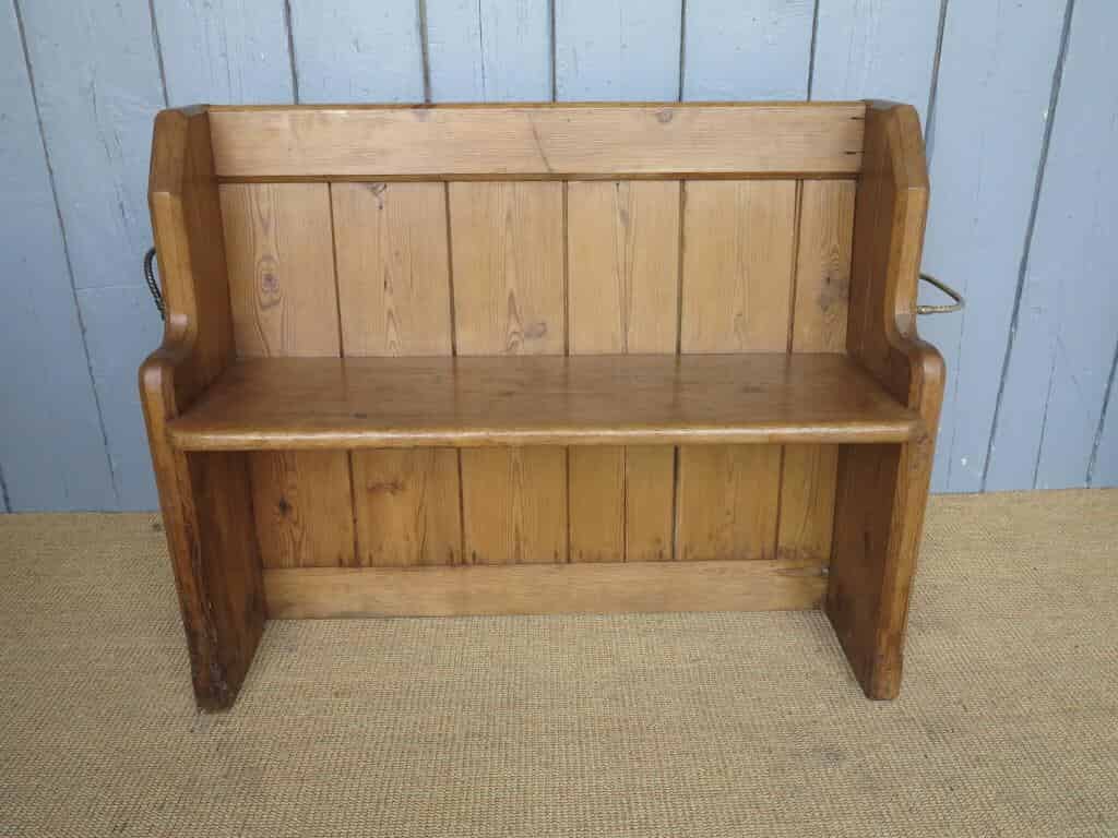 Primary Image - Antique Stripped Pine Church Pew