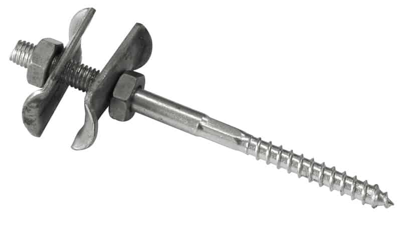 Hexagon Cast Iron Radiator Rear Mounted Wall Stay