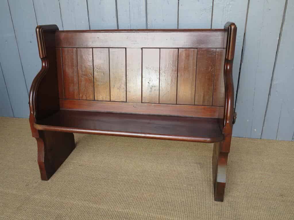Primary Image - Antique Solid Pitch Pine Church Pew