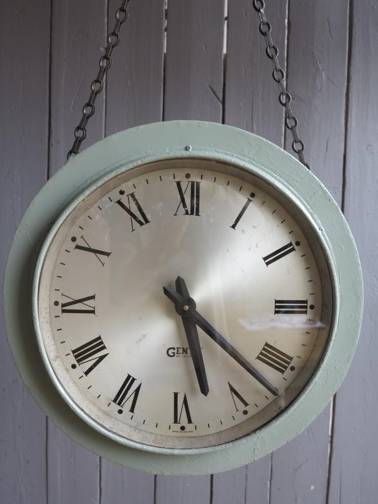 Vintage Gents Platform or Factory Clock - 7044