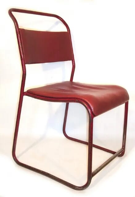 Tubular Steel Salvaged Stacking Chairs - 7055