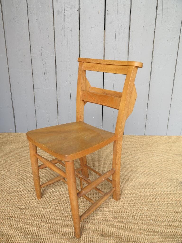 Antique Kitchen Chapel Church Chairs - 6962