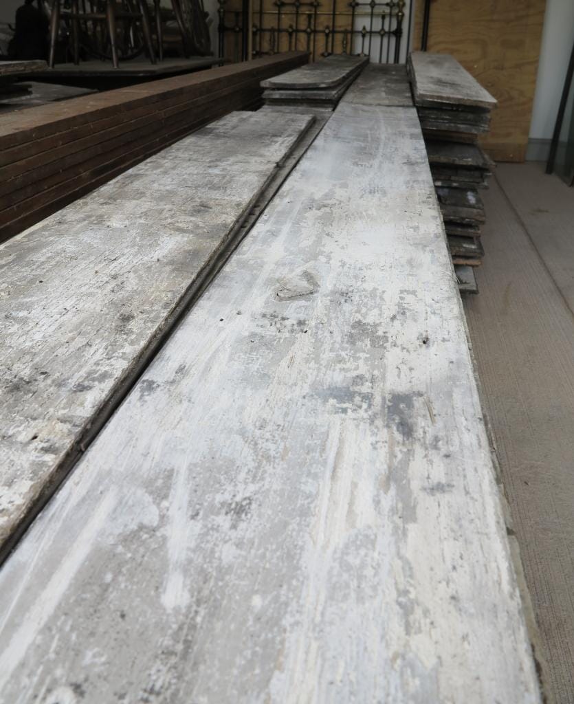 Old Victorian Reclaimed Pine T&G Floorboards - 6852