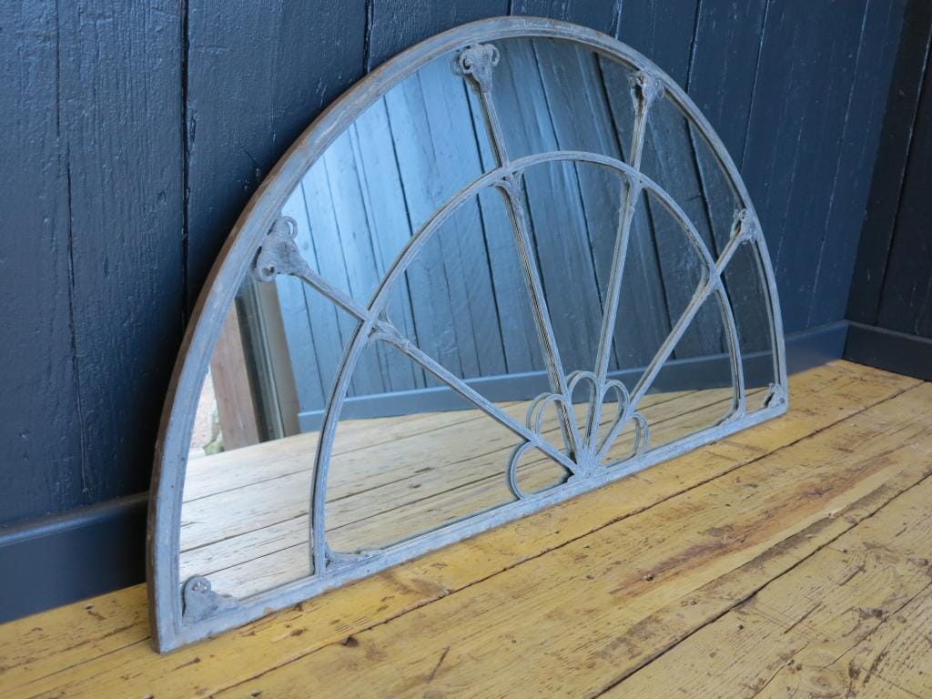 Antique Georgian Arched Mirror - 7127