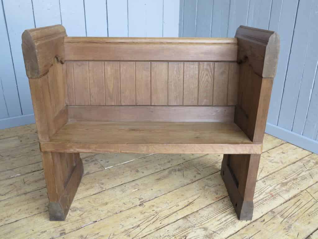 Primary Image - Antique Stripped Pitch Pine Church Pew