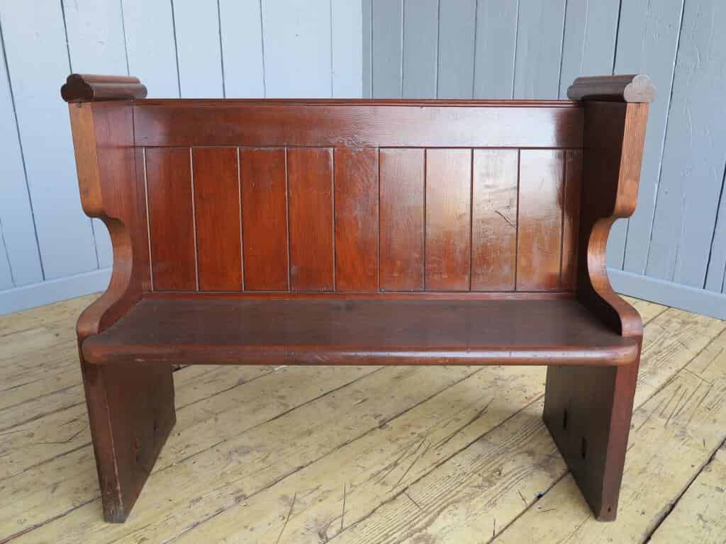 Primary Image - Antique Pitch Pine Church Pew