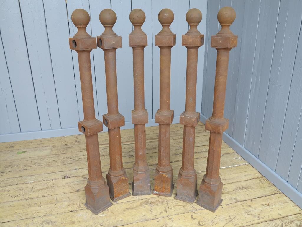 Antique Reclaimed Cast Iron Bollards - 7171