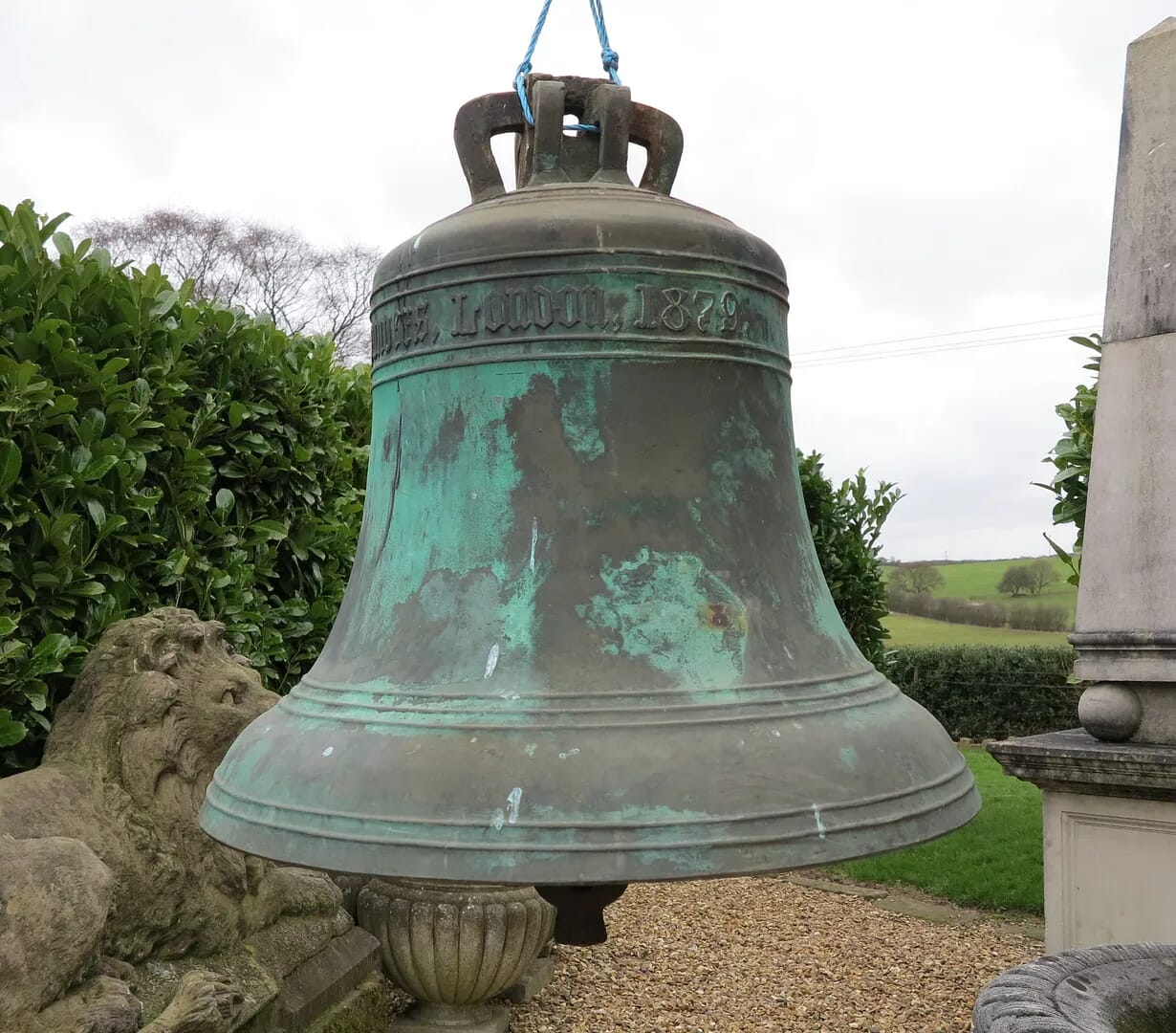 Large Victorian Reclaimed Bronze Bell - 7170