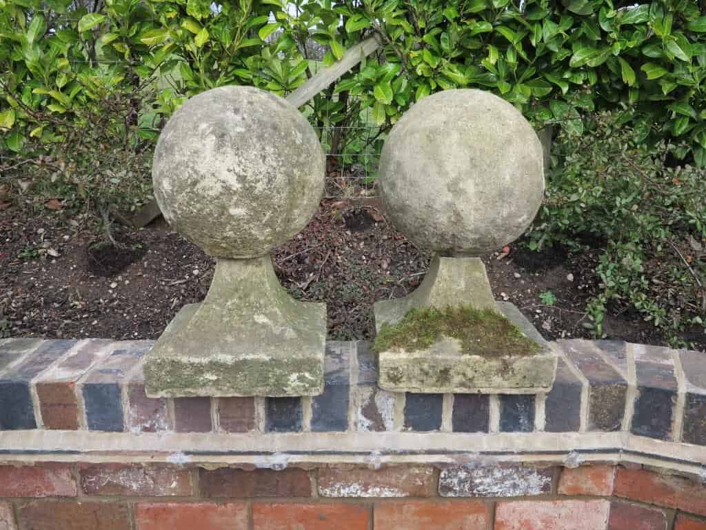 Primary Image - Pair of Ball Pier Cappings made from Reconstituted Stone