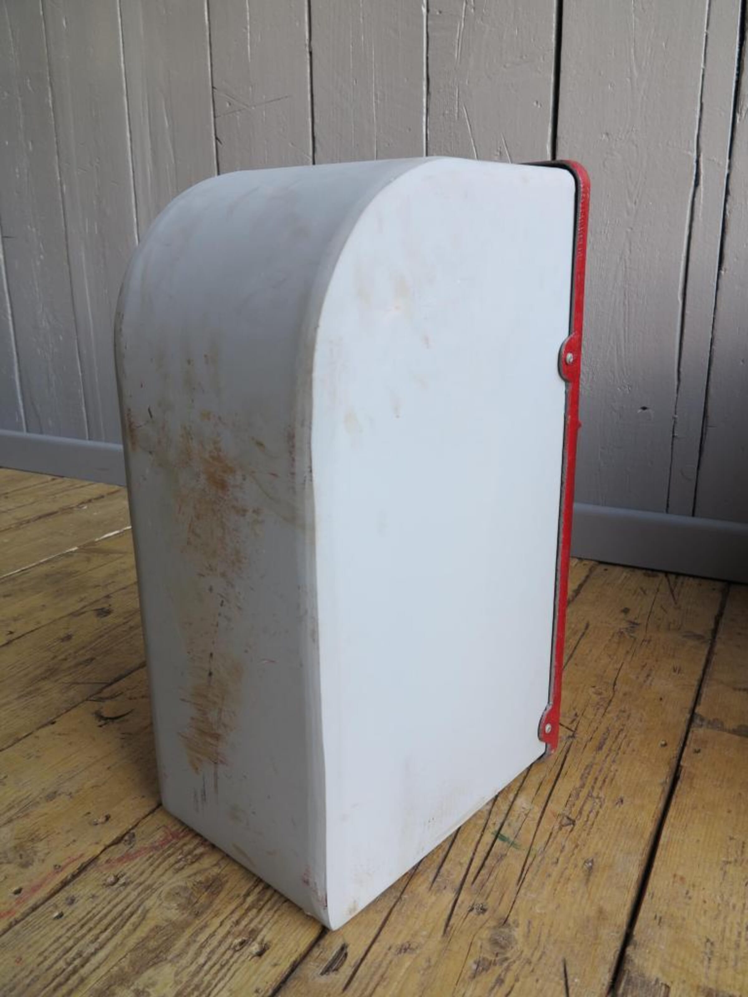 Royal Mail Arch Back Post Box With Cage