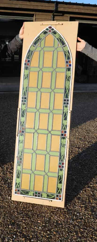 Primary Image - Victorian Gothic Arched Stained Glass - Circa 1880