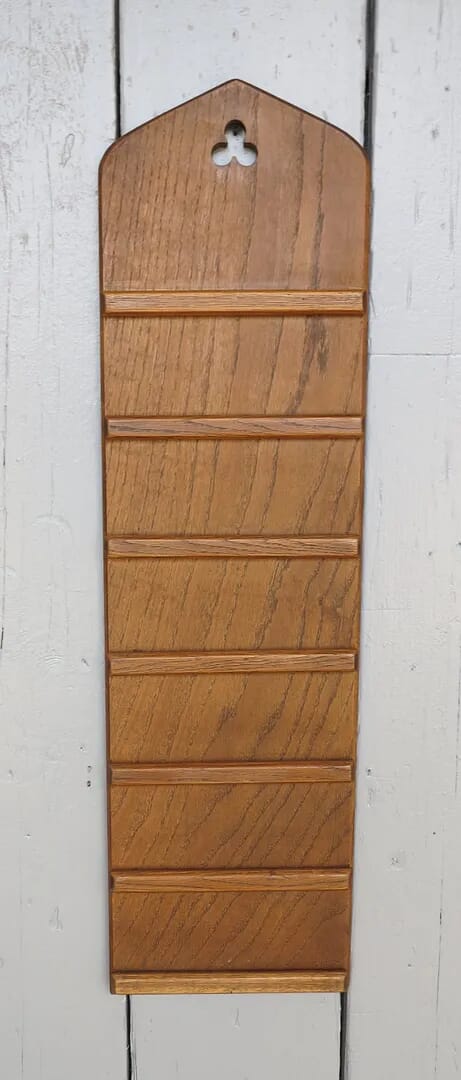 Victorian Oak Church Hymn Board - 7215