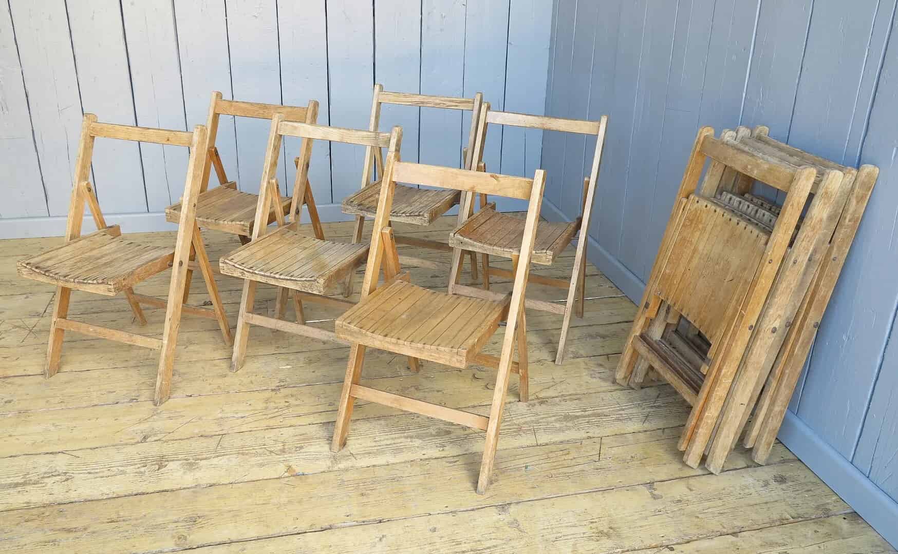 Primary Image - Folding Antique Church Chairs