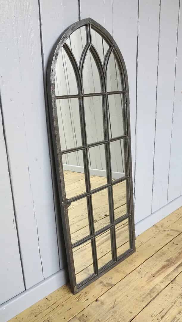 Primary Image - Gothic Victorian Cast Iron Arched Mirror