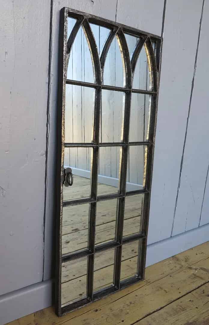Primary Image - Victorian Cast Iron Gothic Mirror