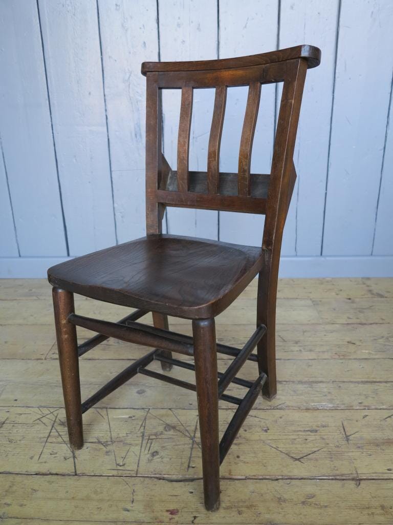 Victorian Church Chairs With Book Holders - 7245