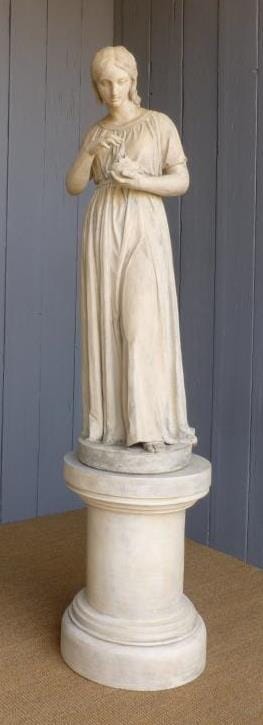 Antique Coade Statue - T8546