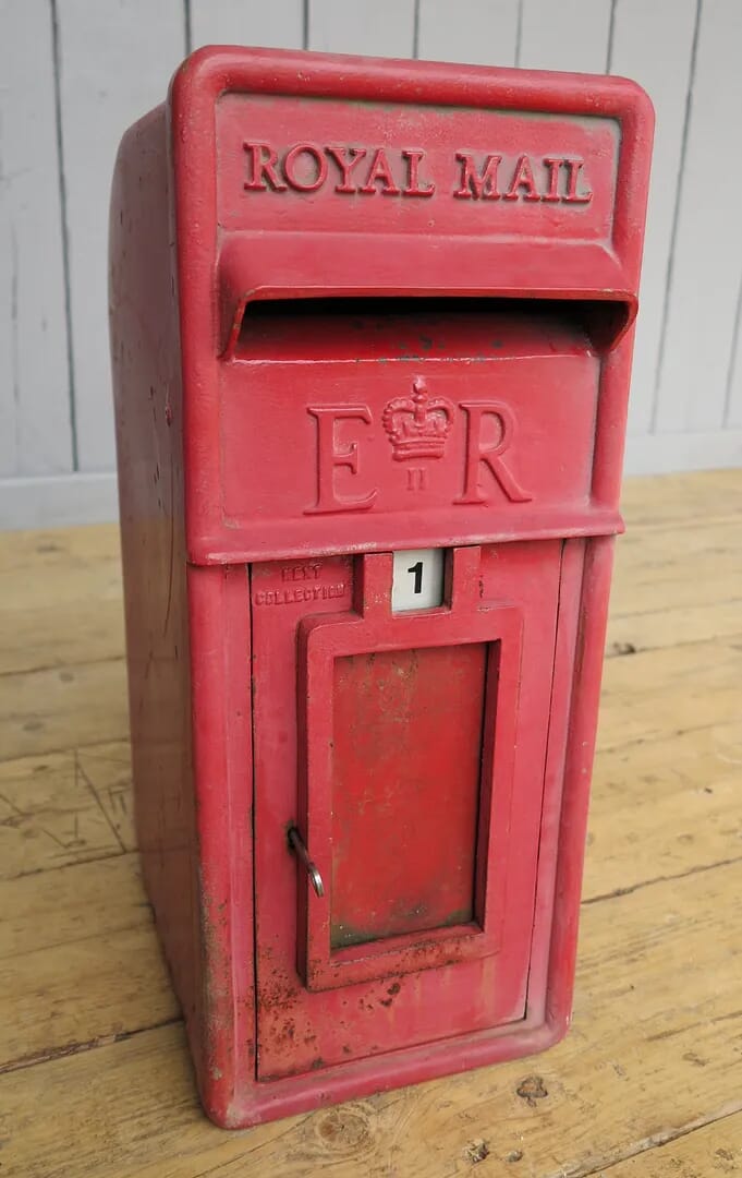 Royal Mail Post Box Arch Back - 6872