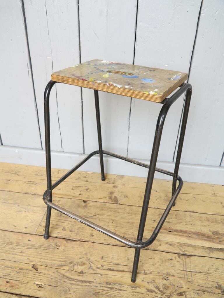 Industrial Art School Tubular Stacking Stools - 7318