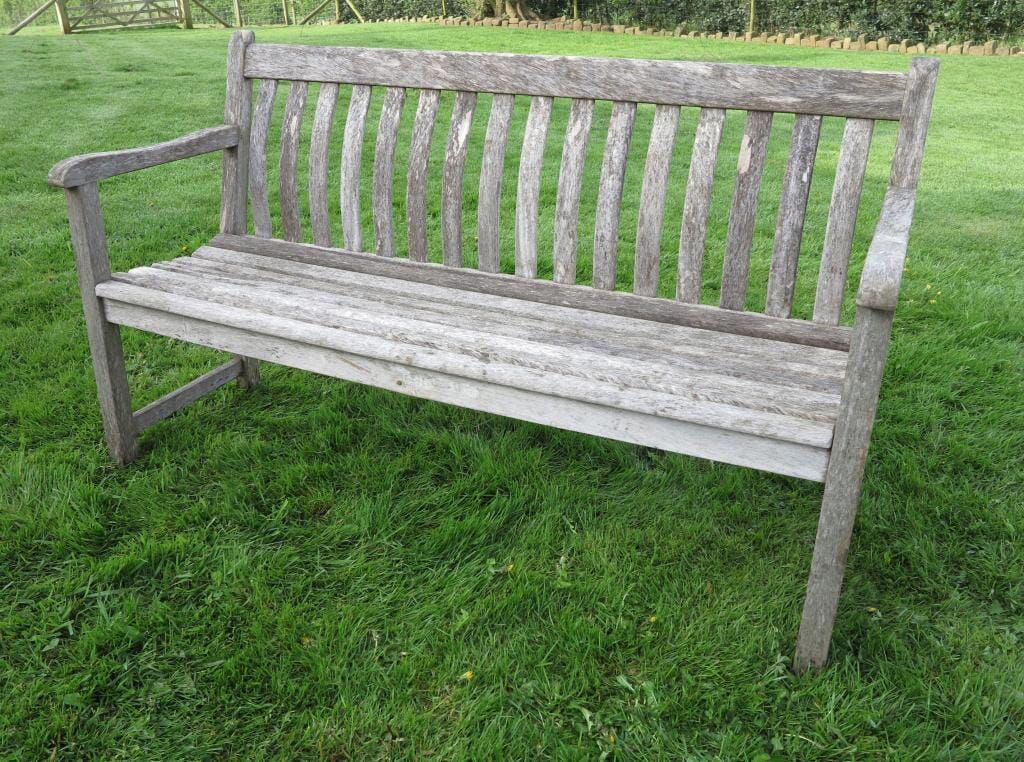Teak Vintage Bow Back Garden Bench - 7326