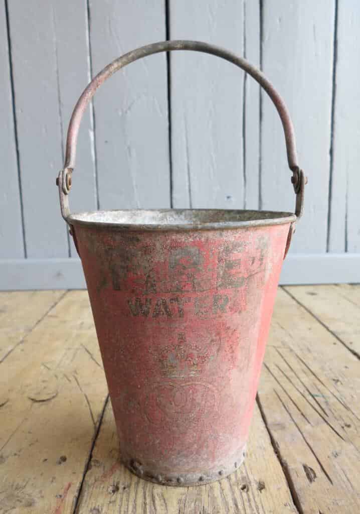 Primary Image - Tall Antique Fire Water Bucket