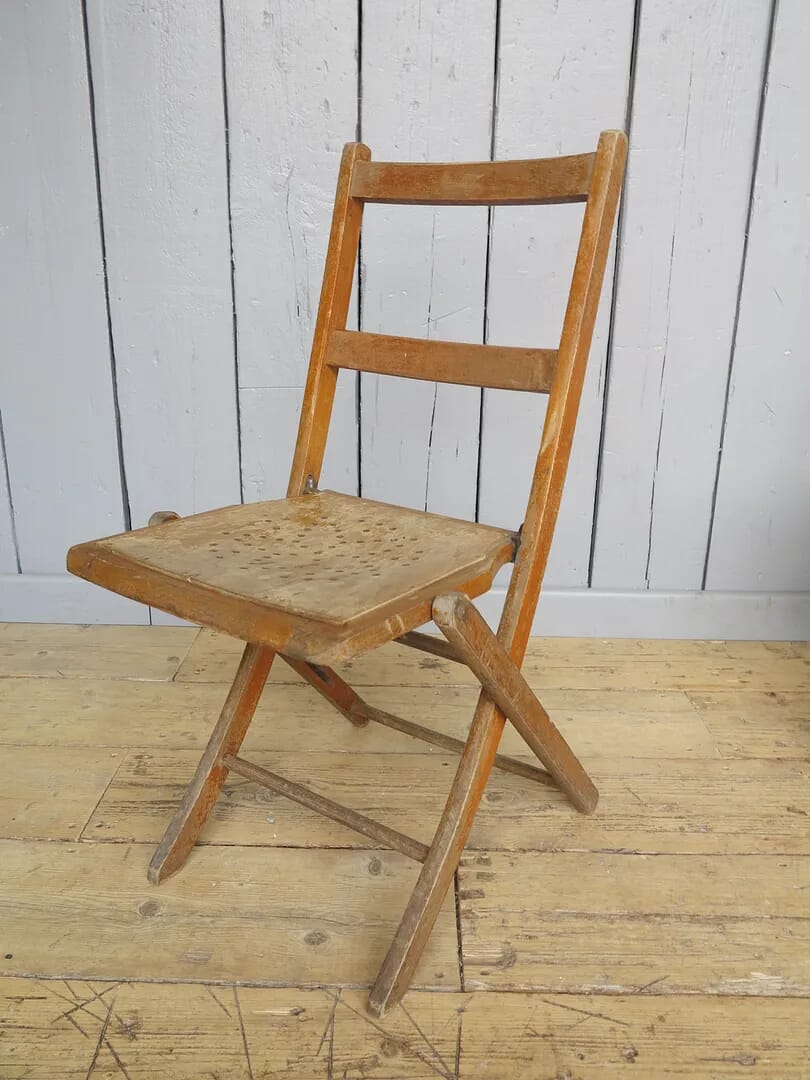 Reclaimed Folding Antique Chairs - 7378
