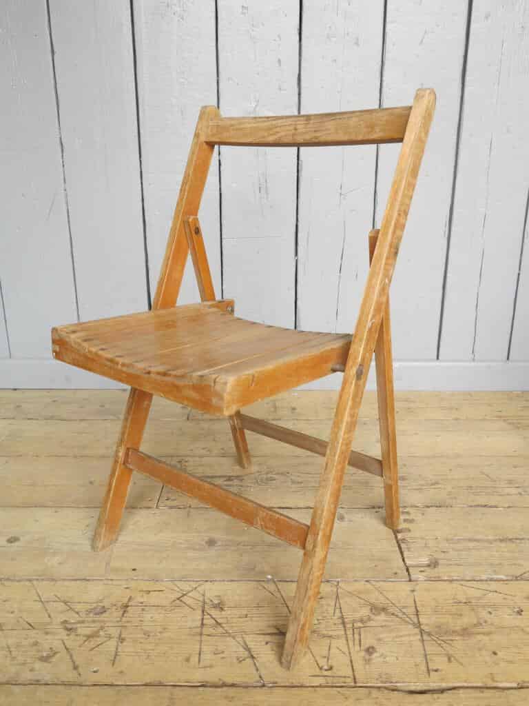 Primary Image - Antique Folding Slatted Chairs