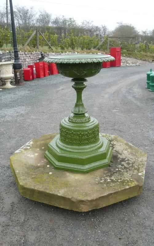Original Victorian Cast Iron Fountain/Urn Circa 1870