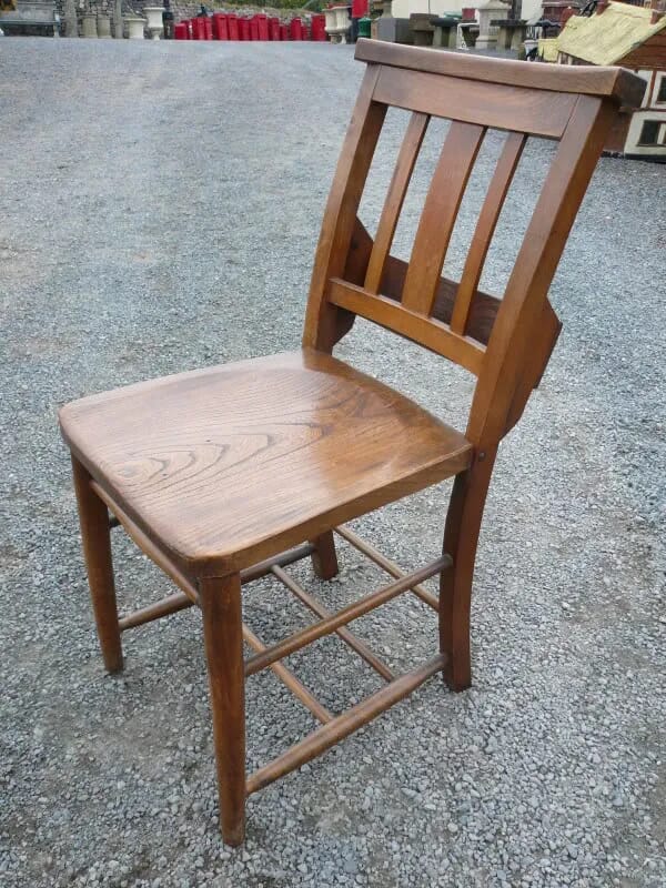Used Antique Chapel - Church Chairs Suitable for Home or Restaurant - 3330