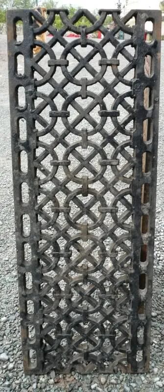 Cast Iron Floor Grilles - 37 ft Run - 3360