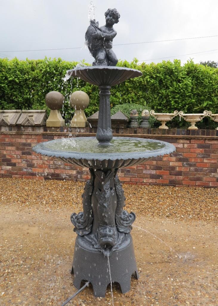 Vintage Cast Iron Reclaimed Fountain - 7376