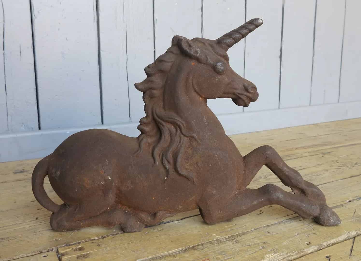Primary Image - Victorian Cast Iron Unicorn Doorstop