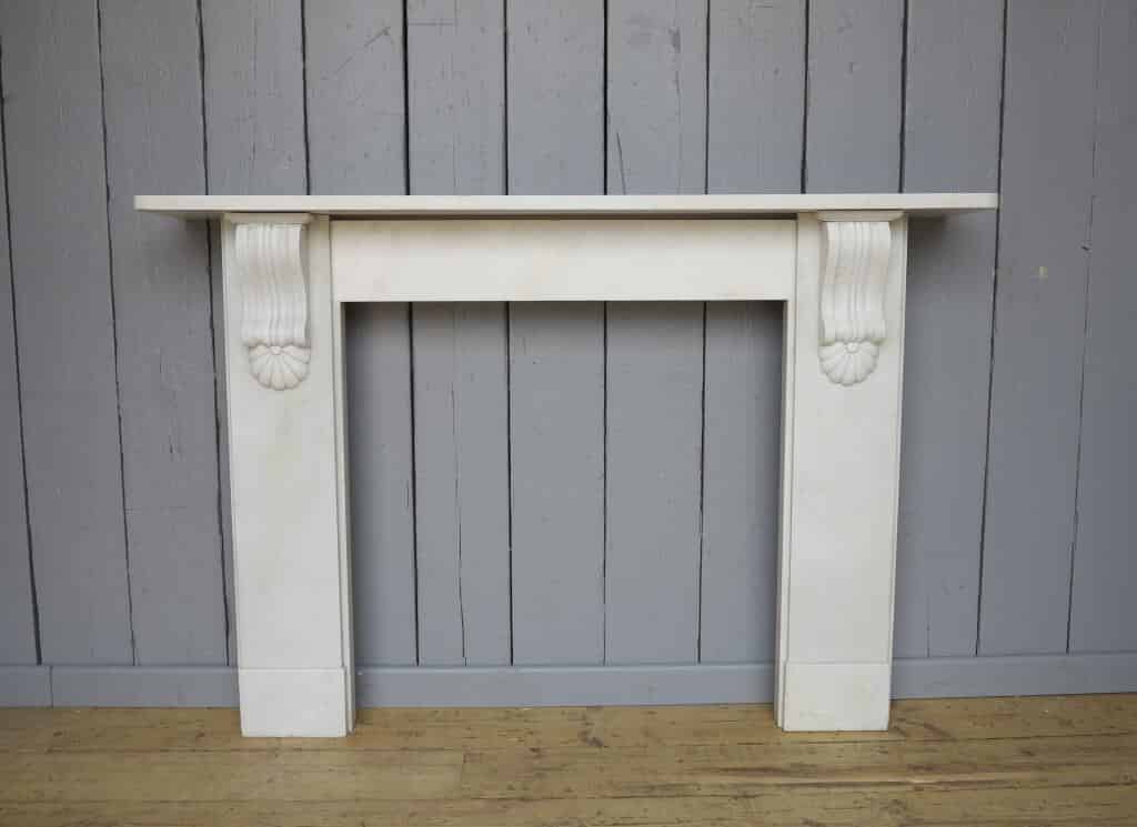 Primary Image - Victorian Statuary White Marble Fire Surround