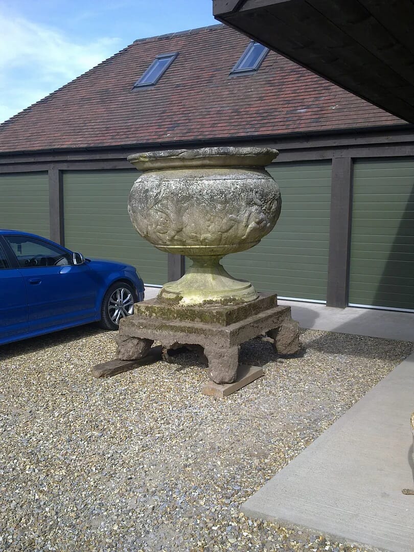 Extremely Large Reconstituted Stone Garden Pot - 4565
