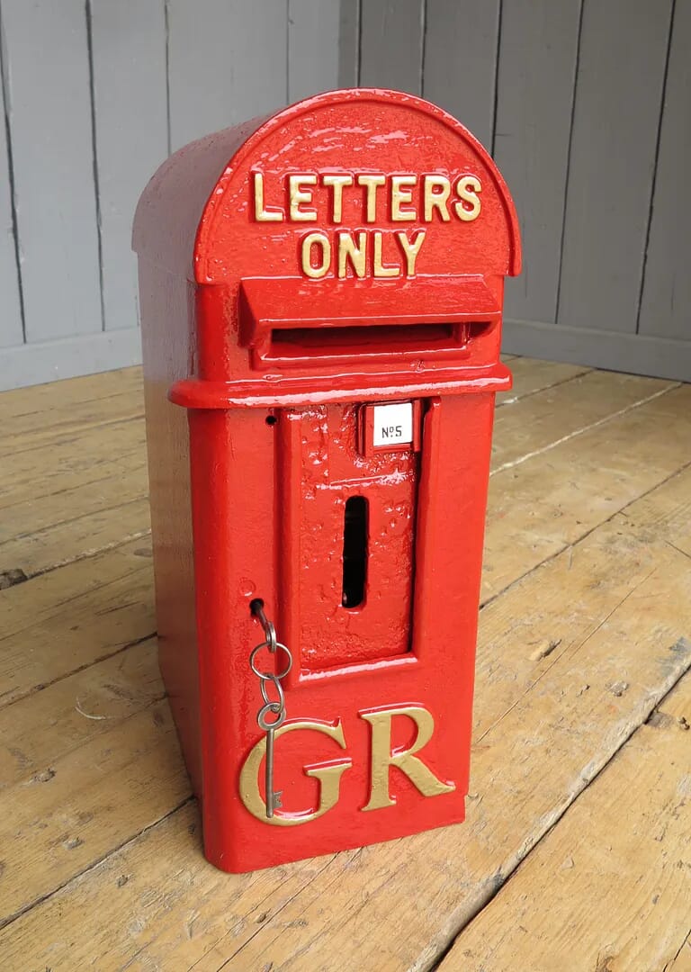 Original Pole Mounted Royal Mail GR Post Box - 7440