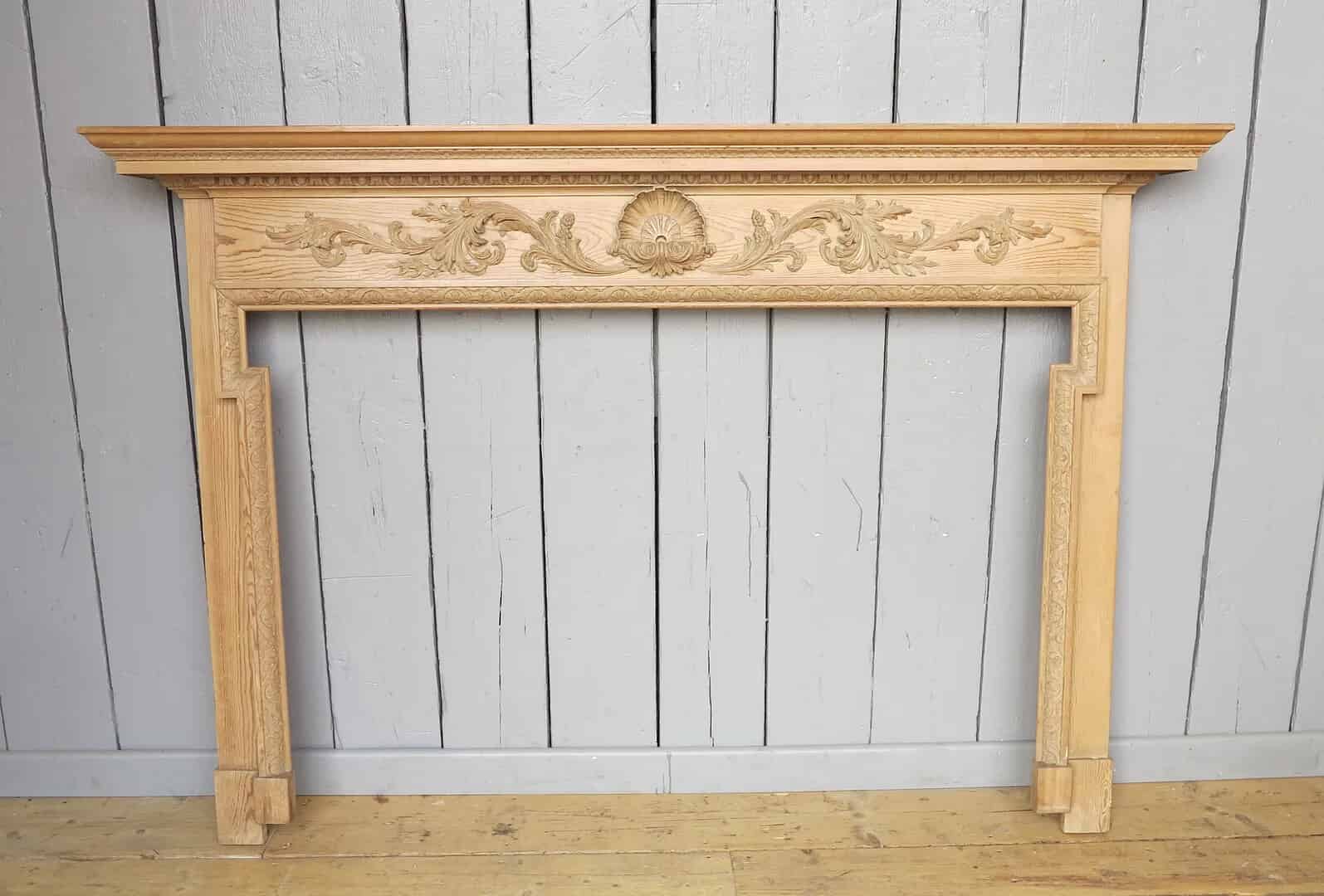 Primary Image - Large Georgian Pine Fire Surround