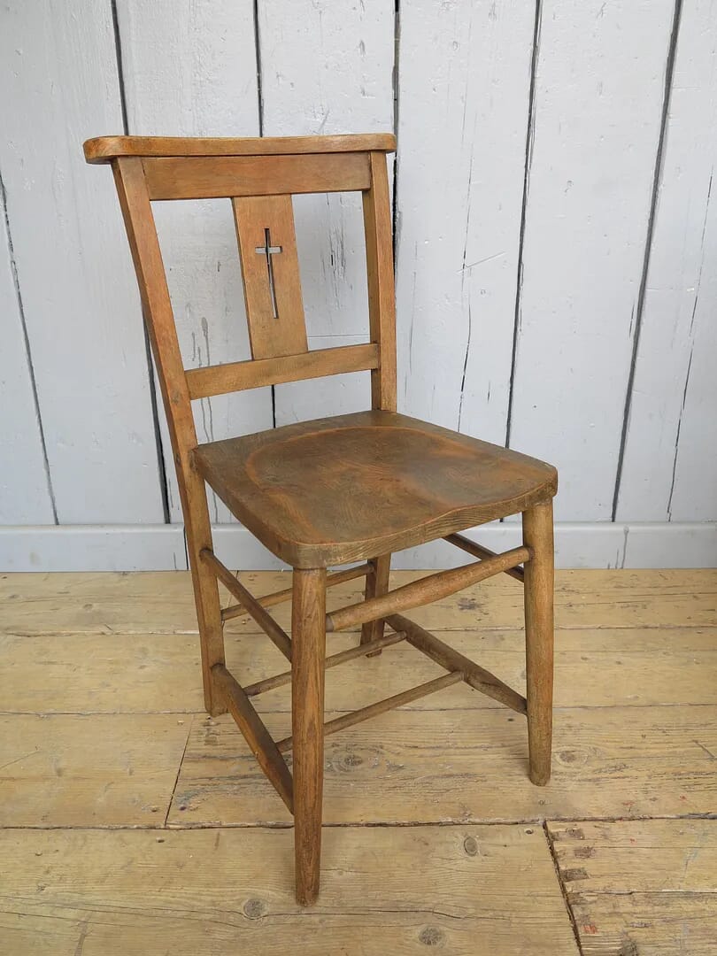 Church Chairs With a Cross - 7487