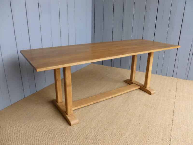 Solid Oak Antique Refectory Dining Table