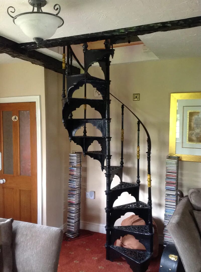 Reclaimed Cast Iron Spiral Staircase - 7521