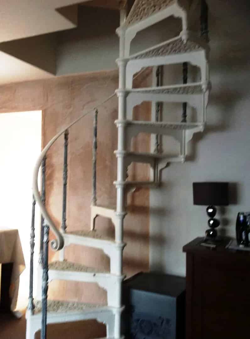 Primary Image - Cast Iron Spiral Staircase with Two Top Handrails
