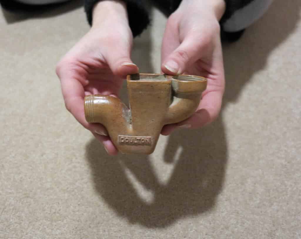 Primary Image - Miniature Doulton Square Gully - Underground Clay Pipe