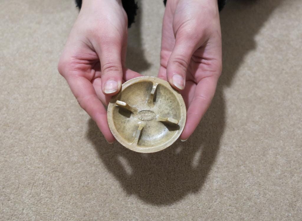 Miniature Doulton & Lambeth Domed Lid - Underground Clay Drainage - 7580