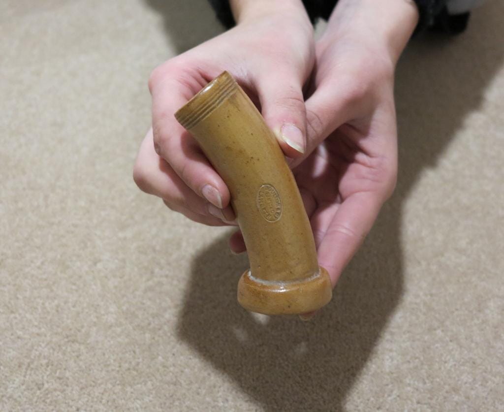 Miniature Doulton & Lambeth Bend - Underground Clay Drainage - 7585