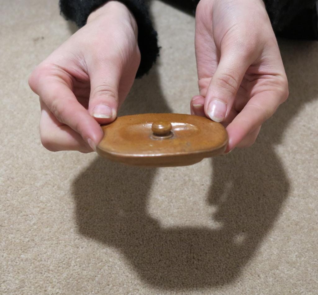 Miniature Ovall Shape Lid Cover - Underground Clay Drainage - 7589