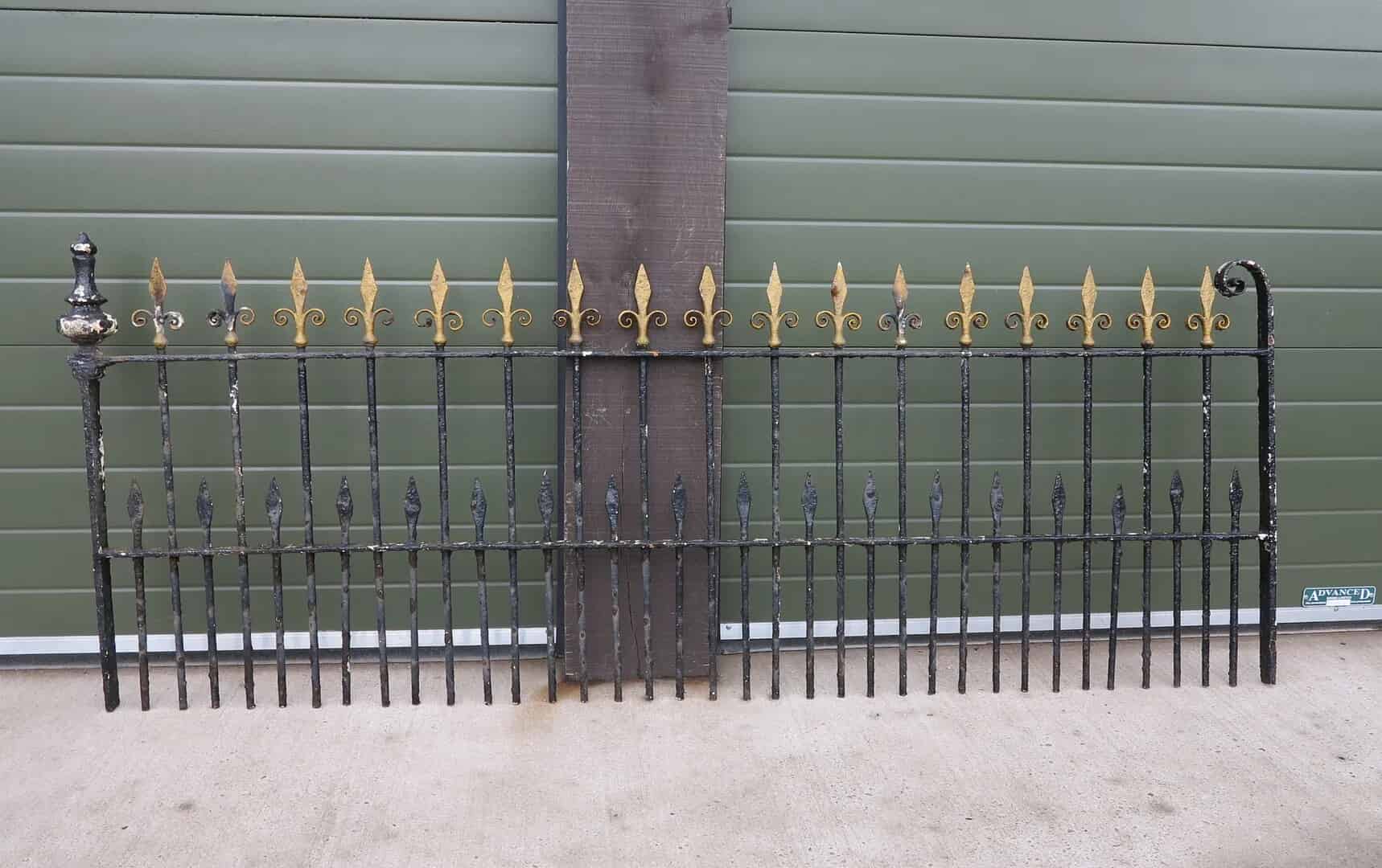 Primary Image - 8 Sections of Victorian Wrought Iron Railings