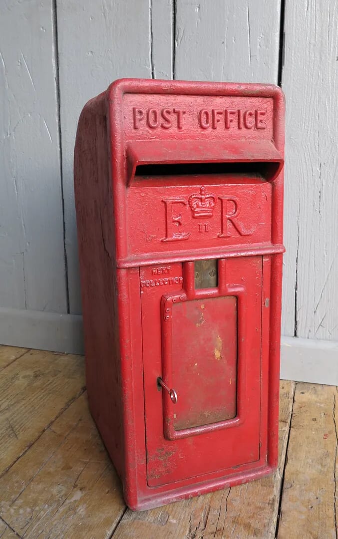 Original Royal Mail Post Office Arch Back Post Box - 7442D